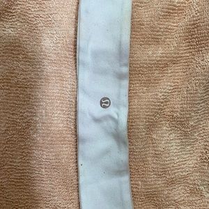 white lululemon headband